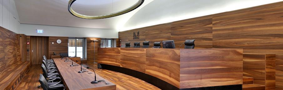 Obergericht Z&uuml;rich Gerichtssaal